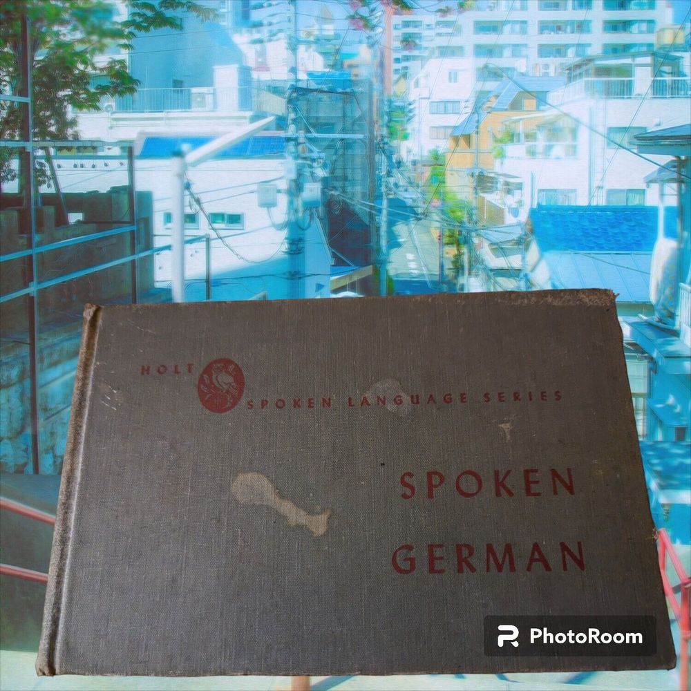 Spoken German 1944 Holt Spoken Language Series Vintage Words Phrases Pronounce